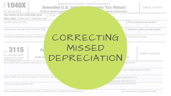 Correcting Missed Rental Depreciation